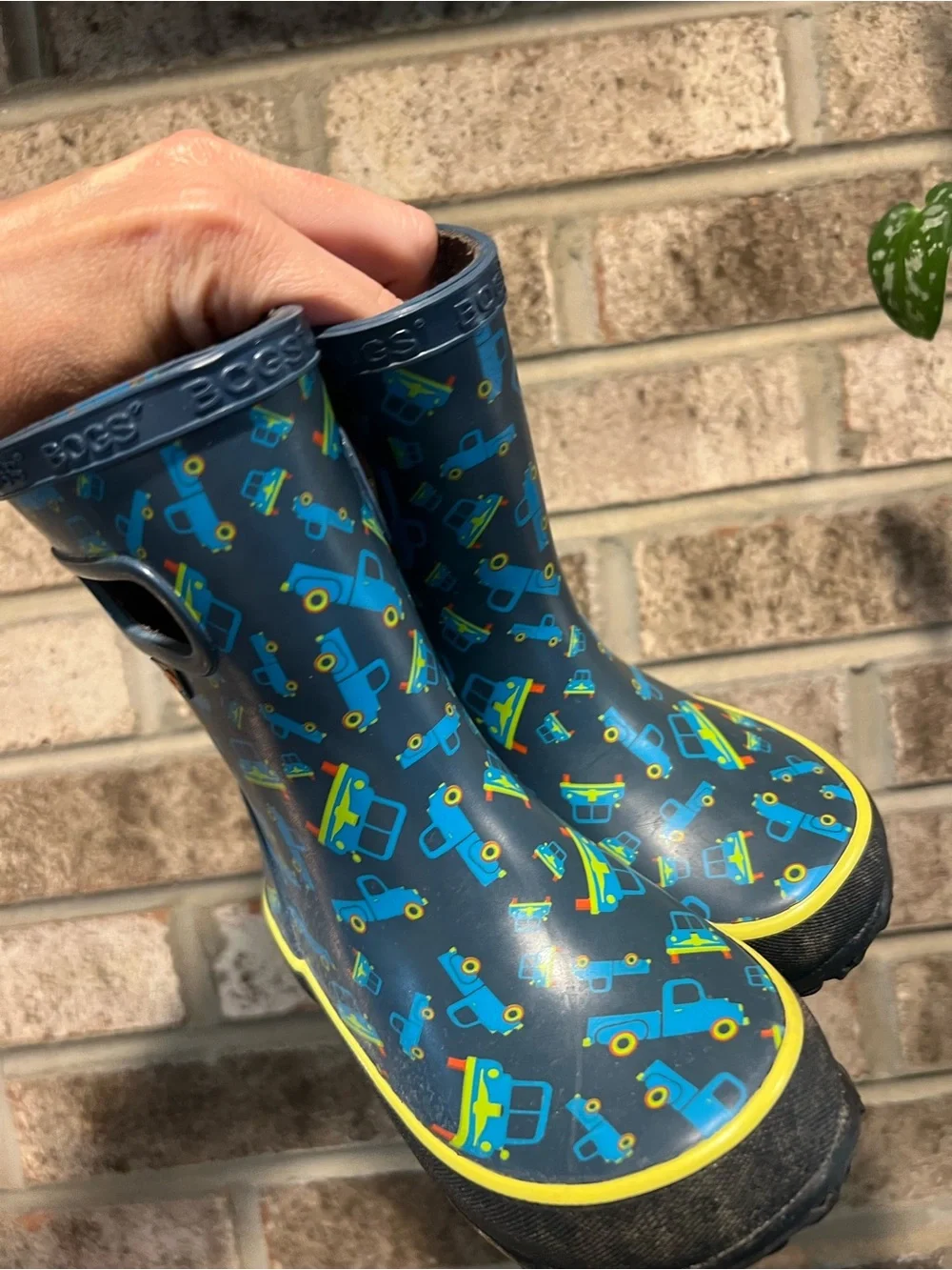 Bogs Toddler Rain Boots with Trucks